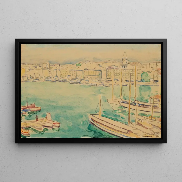 Marseille - Albert Marquet — gerahmtes Bild an der Wand