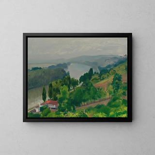 Mricourt Temps gris - Albert Marquet — gerahmtes Bild an der Wand