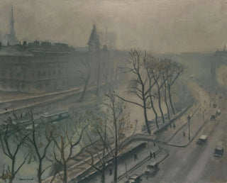 Albert Marquet - Paris Le Quai Des Grands Augustins Crpuscule.webp