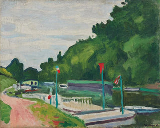 Albert Marquet - Poissy les drapeaux.webp