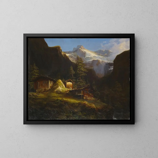 Albert Mller - Alp Brunnital at the Schchental.webp