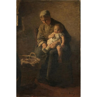 Albert Neuhuys - A Mother with her Child.webp