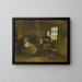 Am Kinderbett - Albert Neuhuys — gerahmtes Bild an der Wand