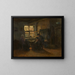 Innenraum - Albert Neuhuys — gerahmtes Bild an der Wand