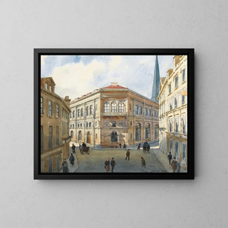 Albert Nikolaevich Benois - View Of The Riga Stock Exchange.webp