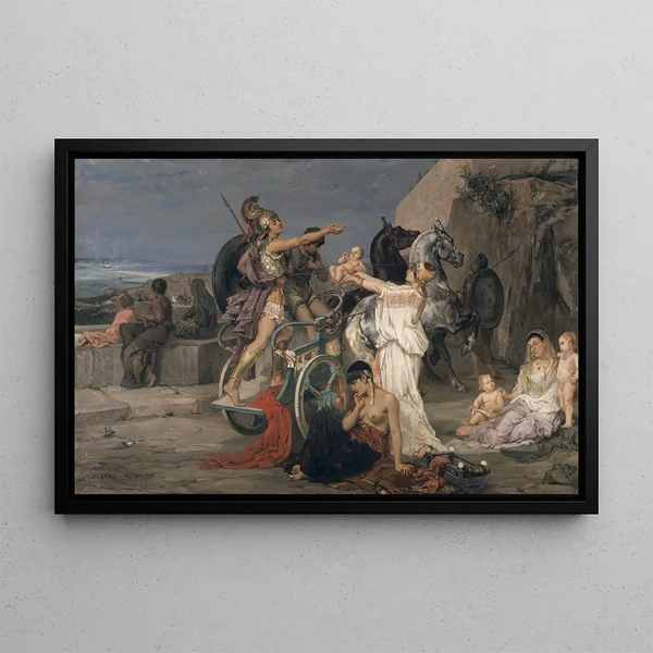 Albert PierreRen Maignan - The Departure of Hektor.webp