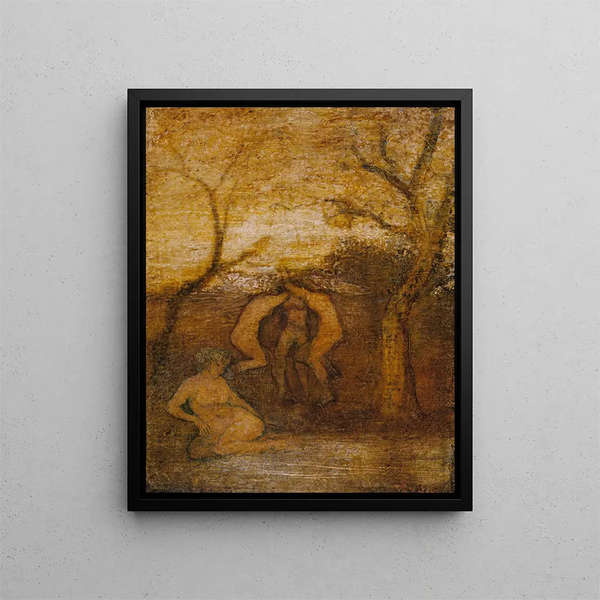 Dryaden tanzend - Albert Pinkham Ryder — gerahmtes Bild an der Wand