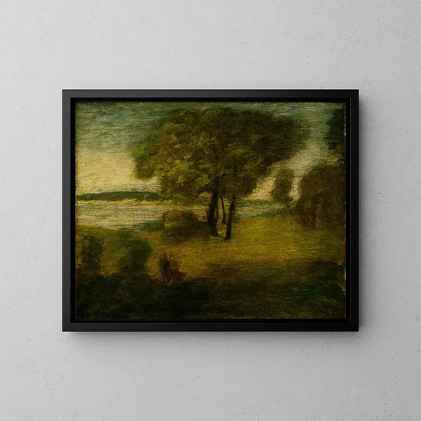 La Rivière - Albert Pinkham Ryder — gerahmtes Bild an der Wand