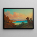 Vue sur la baie de Trieste - Albert Rieger — gerahmtes Bild an der Wand