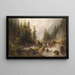 Bergbach - Albert Rieger — gerahmtes Bild an der Wand