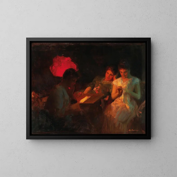 À la main - Albert Ritzberger — gerahmtes Bild an der Wand