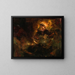 Vision - Albert Ritzberger — gerahmtes Bild an der Wand