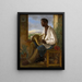 Portrait d'Emmanuel Rio - Albert Schindler — gerahmtes Bild an der Wand