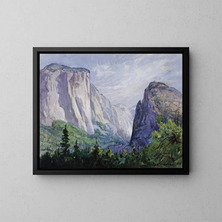Albert Thomas De Rome - Yosemite from Old Inspiration Road.webp
