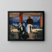 Café parisien - Albert Weisgerber — gerahmtes Bild an der Wand