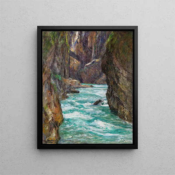 Albert Wenk - Die Partnachklamm bei Partenkirchen.webp