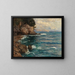 Rochers de Capri - Albert Wenk — gerahmtes Bild an der Wand