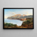 Ansicht von Sorrento - Albert Zimmermann — gerahmtes Bild an der Wand