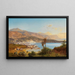 Blick auf die Bucht von Villefranche-sur-Mer - Albert Zimmermann — gerahmtes Bild an der Wand