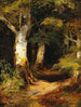 Waldweg - Albert Zimmermann — Ansicht des Kunstwerks