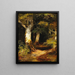Waldweg - Albert Zimmermann — gerahmtes Bild an der Wand