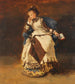 Dame sitzend mit einem Buch - Albert von Keller — Ansicht des Kunstwerks