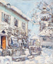 Kirchberg bei Kremsmünster im Schnee - Albertine Kofler — Ansicht des Kunstwerks