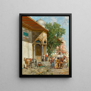 Alberto Pasini - By the Fountain.webp