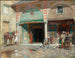 Vor der Moschee - Alberto Pasini — Ansicht des Kunstwerks