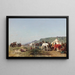 Ein arabisches Lager - Alberto Pasini — gerahmtes Bild an der Wand