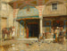 Draußen vor der Moschee - Alberto Pasini — Ansicht des Kunstwerks