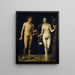 Adam und Eva - Albrecht Dürer — gerahmtes Bild an der Wand