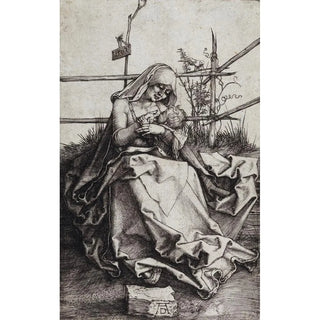 Albrecht Drer - Madonna on a Grassy Bench.webp
