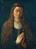 Portrait einer jungen Frau mit offenem Haar - Albrecht Dürer — Ansicht des Kunstwerks