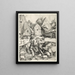 Der verlorene Sohn - Albrecht Dürer — gerahmtes Bild an der Wand