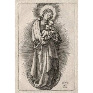 Albrecht Drer - The Virgin with Hairband on a Crescent Moon.webp