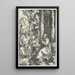 Reproduktion des Gemäldes Die Besuch bei Sankt Antonius bei Sankt Paul dem Eremiten - Albrecht Dürer
