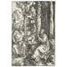 Reproduktion des Gemäldes Die Besuch bei Sankt Antonius bei Sankt Paul dem Eremiten - Albrecht Dürer