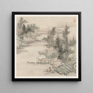 Album de paysages Feuille 2 - Wang Gai
