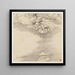 Album de paysages Feuille 3 - Wang Gai — gerahmtes Bild an der Wand