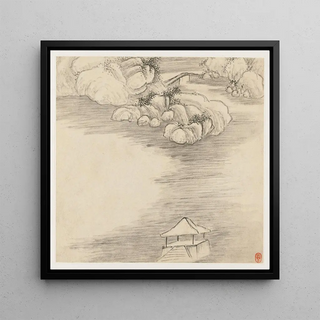 Album de paysages Feuille 3 - Wang Gai