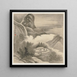 Album de paysages, Feuille 5 - Wang Gai