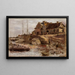 Hafen von Solec Skizze - Aleksander Gierymski — gerahmtes Bild an der Wand