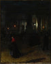 Max-Josef-Platz in München bei Nacht - Aleksander Gierymski — Ansicht des Kunstwerks