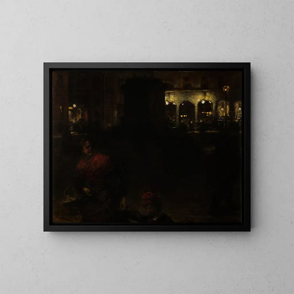 Motiv des Platzes Wittelsbach in München - Aleksander Gierymski — gerahmtes Bild an der Wand