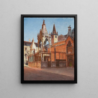Aleksander Gierymski - Scaliger Tombs in Verona.webp