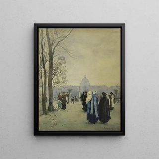 Aleksander Gierymski - Stroll in the park.webp