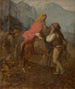 Eine Frau aus den Highlands auf dem Pferd - Aleksander Kotsis — Ansicht des Kunstwerks