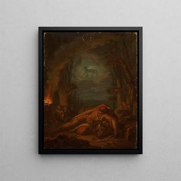 Aleksander Lesser - Dream of Gediminas about the Iron Wolf.webp