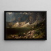 Der Morskie Oko-See in den Tatraen - Aleksander Mroczkowski — gerahmtes Bild an der Wand
